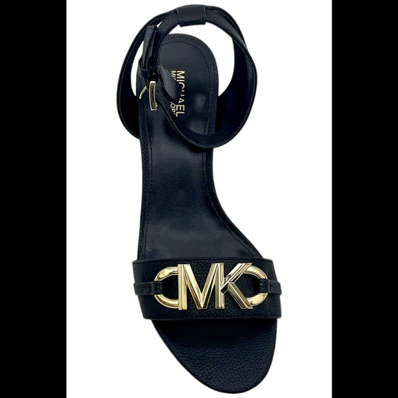 Michael Kors Women's Reed Faux Leather Sandal Black - Medium - Picture 2 of 3